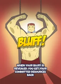 Bluff card back