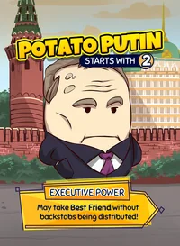 Tator card: Potato Putin, starts with 2